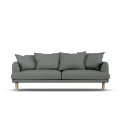 Sofá Sjövik, Caleido Grey 1240-roble blanco aceitado, 3 plazas*1898 Clearance