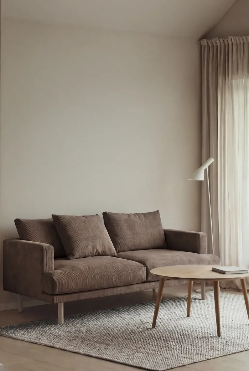 Sofá Sjövik, Jump Brown 1955-roble blanco aceitado, 2,5 plazas*1898 Outlet