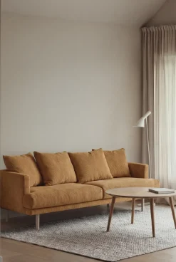 Sofá Sjövik, Jump Honey 1959-roble blanco aceitado, 3 plazas*1898 Hot