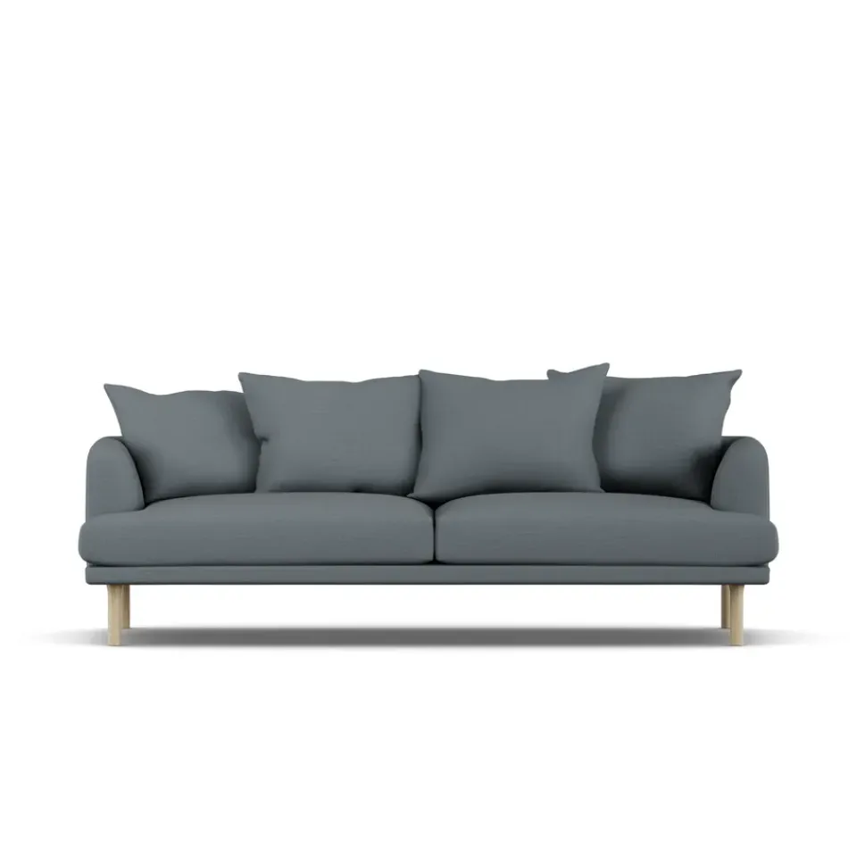 Sofá Sjövik, Same Blue 6678-roble blanco aceitado, 3 plazas*1898 Hot
