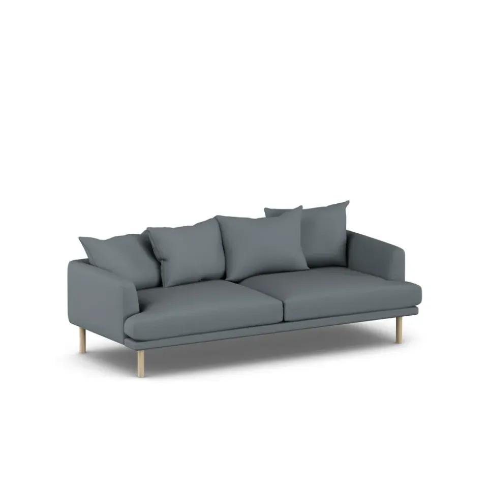Sofá Sjövik, Same Blue 6678-roble blanco aceitado, 3 plazas*1898 Hot