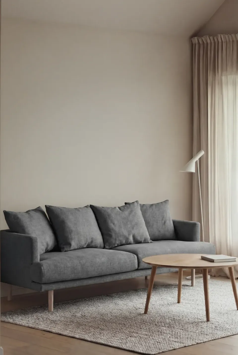 Sofá Sjövik, Same Blue 6678-roble blanco aceitado, 3 plazas*1898 Hot