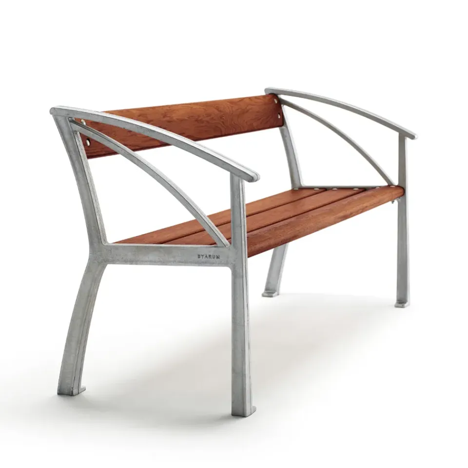 Sofá Vasa, Caoba, soporte de aluminio en bruto*Byarums bruk Discount