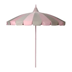 Sombrilla , Pink-beige stripe*Garden Glory Sale