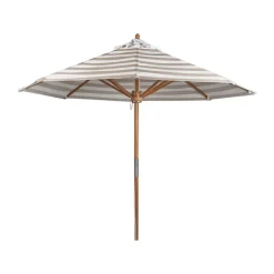 Sombrilla Hisshult Ø270 cm, stripe-teak*1898 Clearance