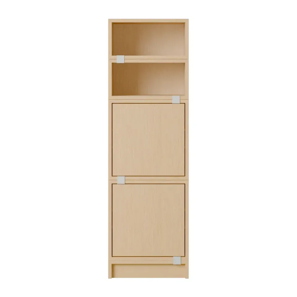 Stacked sistema de almacenamiento para oficina, configuración 4, Roble*Muuto Online