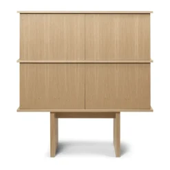 Stilt sideboard double 109x100 cm, Natural oak*Ferm Living Discount