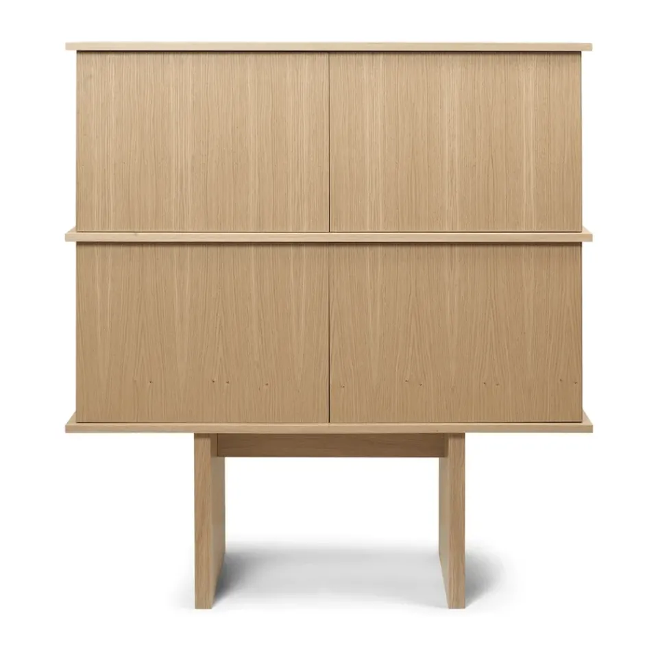 Stilt sideboard double 109x100 cm, Natural oak*Ferm Living Discount