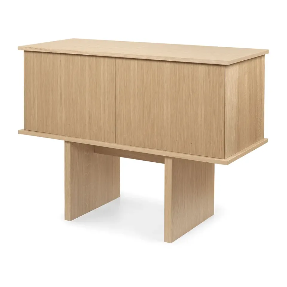 Stilt sideboard single 72,5x100 cm, Natural oak*Ferm Living Outlet