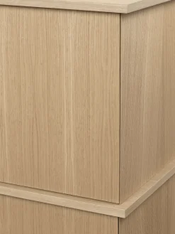 Stilt sideboard single 72,5x100 cm, Natural oak*Ferm Living Outlet