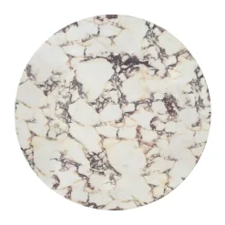 Tablero Androgyne para mesa auxiliar Ø65 cm, Calacatta Viola*Audo Copenhagen Clearance
