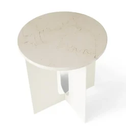 Tablero Androgyne para mesa auxiliar Ø42 cm, marfil*Audo Copenhagen New