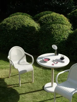 Tablero para mesa de café Groove redondo Ø70 cm, Masilla*Tom Dixon Hot