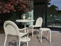 Tablero para mesa de café Groove redondo Ø70 cm, Masilla*Tom Dixon Hot
