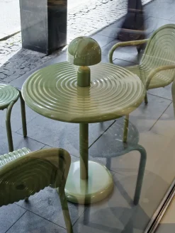 Tablero para mesa de café Groove redondo Ø70 cm, Musgo*Tom Dixon Hot