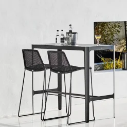 Taburete alto Breeze, White grey*Cane-line Clearance