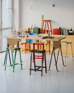 Taburete alto Taburete 8, 75 cm, Signal red*HAY