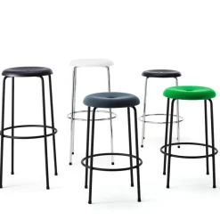 Taburete alto Taburett, -cromo, 63 cm*Lammhults Hot