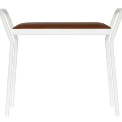 Taburete Anyone, con cuero coñac vintage*Maze Online