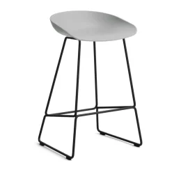 Taburete bajo About a Stool 38, 2.0, hormigón-estructura de acero negro*HAY Sale