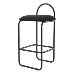 Taburete bar Angui bouclé, Anthracite*AYTM Clearance