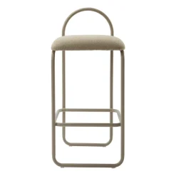 Taburete bar Angui bouclé, Taupe*AYTM Best