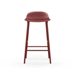 Taburete bar Form bajo, Red, patas de acero en lacado*Normann Copenhagen Sale