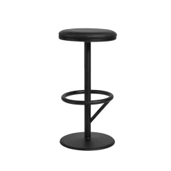 Taburete bar Orbit bajo, mate, cuero*SMD Design Discount