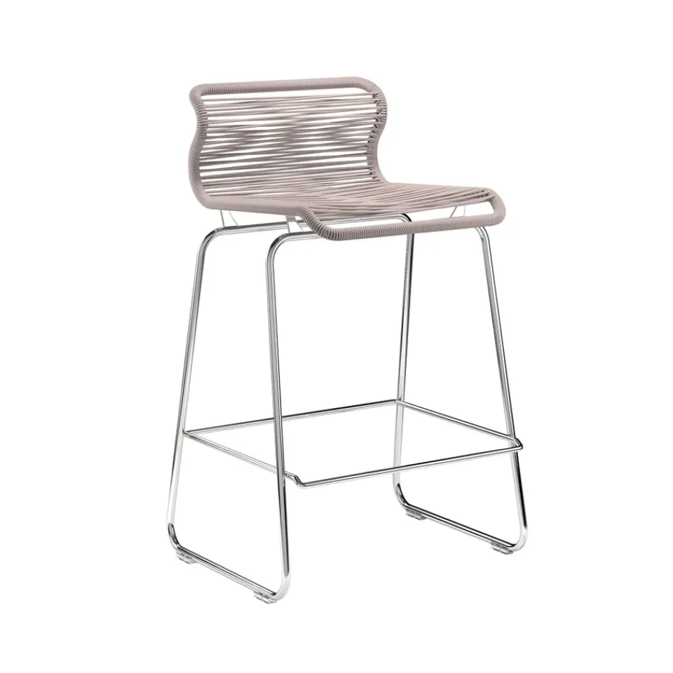Taburete bar Panton One kitchen, Carmen, acero inoxidable*Montana Hot