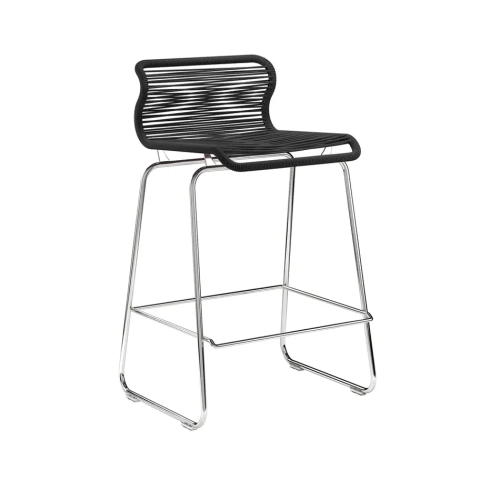 Taburete bar Panton One kitchen, Clark, acero inoxidable*Montana