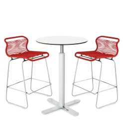 Taburete bar Panton One kitchen, Holmes, acero inoxidable*Montana Discount