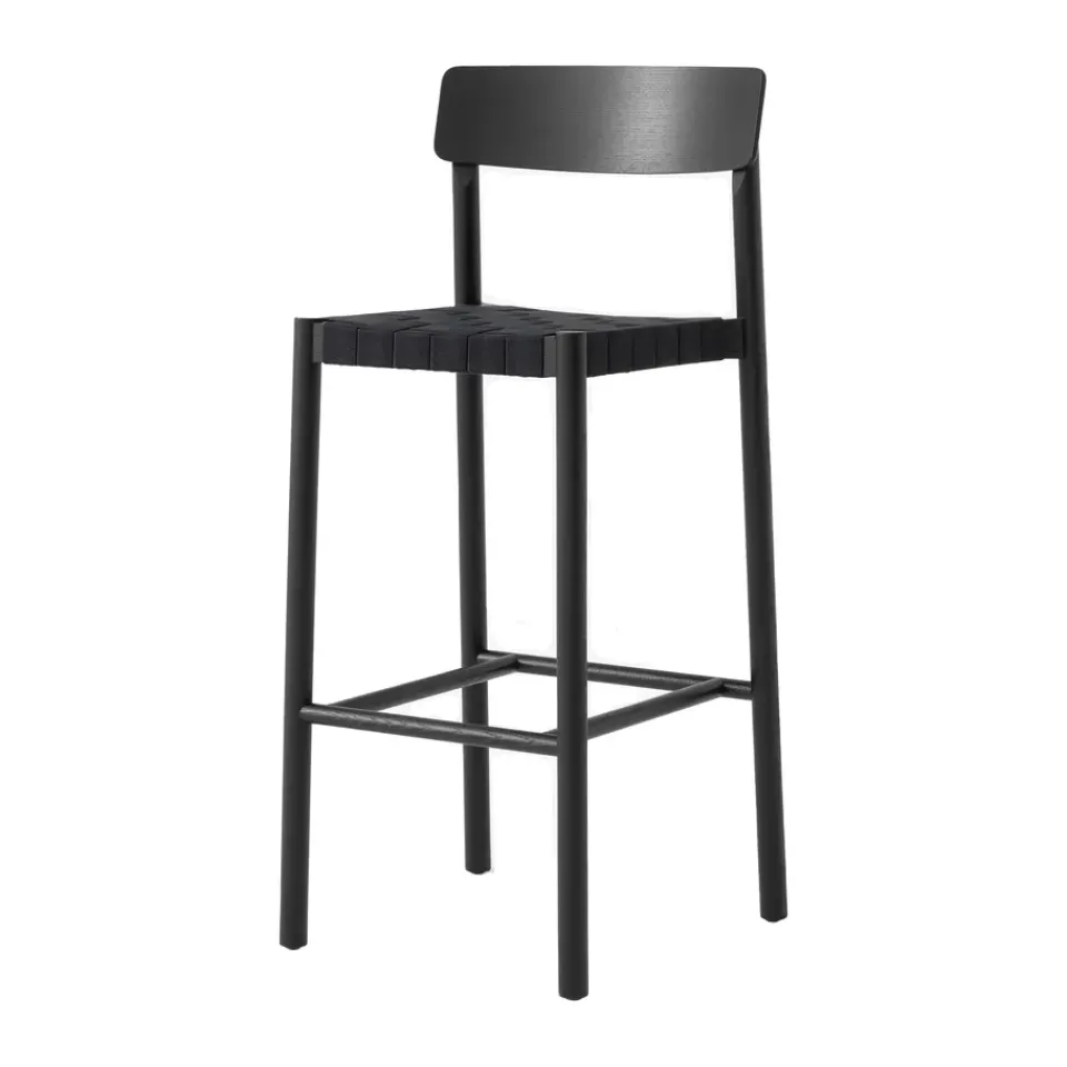 Taburete Betty TK15 Bar Chair 75 cm, Fresno lacado -lino*&Tradition Clearance