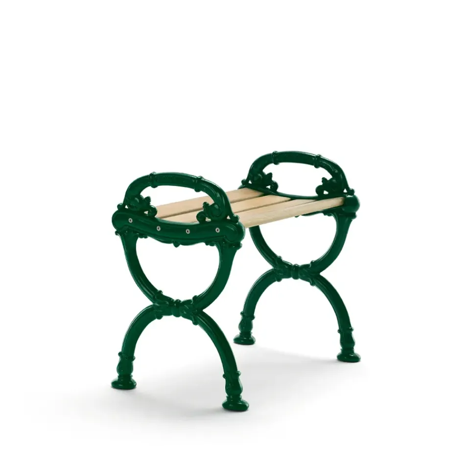 Taburete Byarum, Pino impregnado, soporte verde*Byarums bruk Discount
