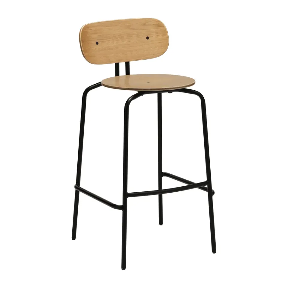 Taburete Curious 75 cm, Oak-black*Umage Hot