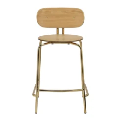 Taburete Curious 65 cm, Oak-brass*Umage New