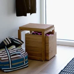 Taburete Cutter, Teca*Fritz Hansen Online