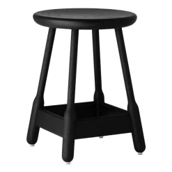 Taburete de bar Albert 50 cm, Roble teñido de*Massproductions Clearance
