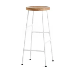Taburete de bar Cornet 75 cm, Oiled oak-cream white*HAY Online