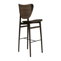 Taburete de bar Elephant, Ahumado oscuro, 75 cm*NORR11 Hot