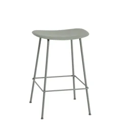 Taburete de bar Fiber Tube 65 cm, dusty green*Muuto New