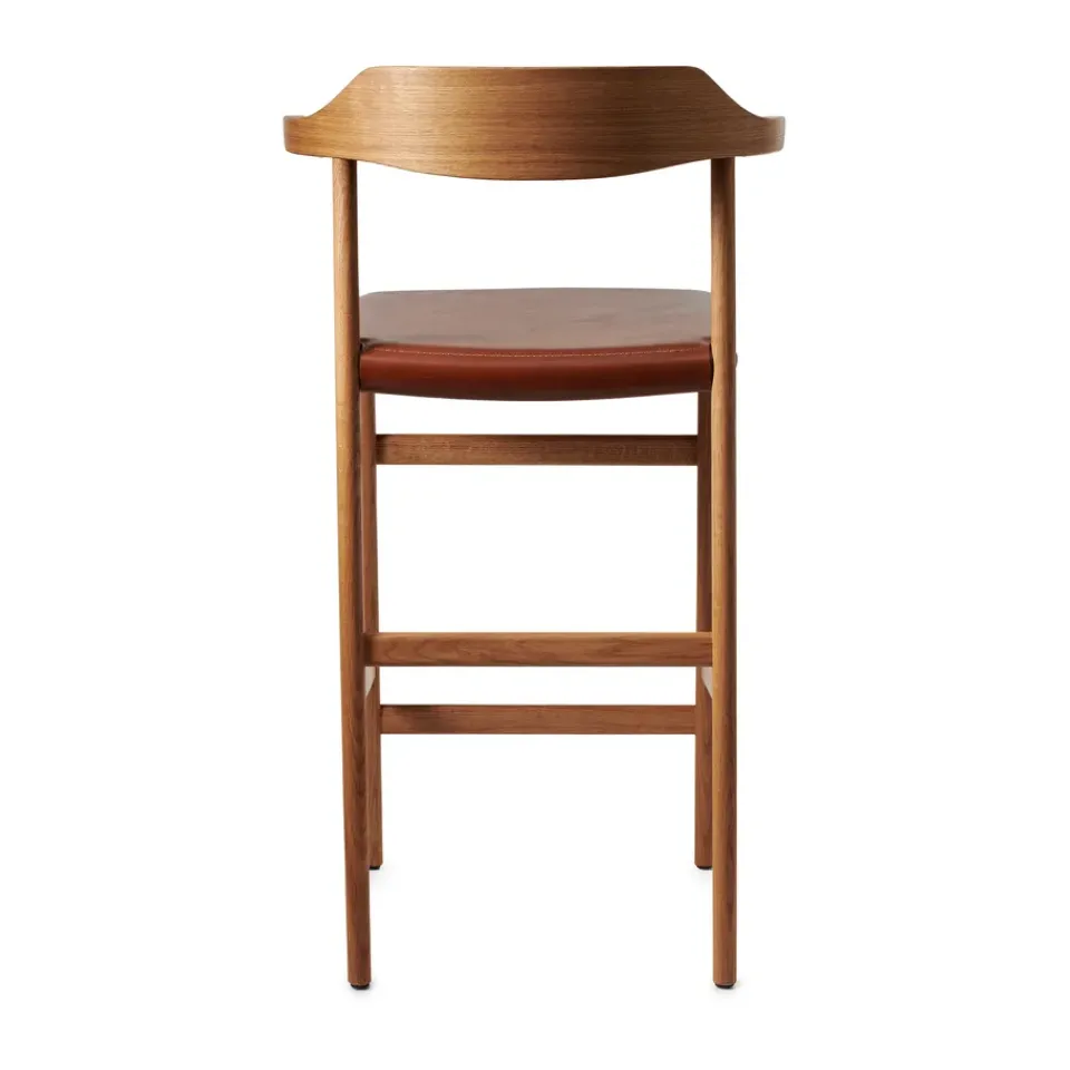 Taburete de bar Hedda, Roble-pure-cuero Tärnsjö cognac*Gärsnäs Outlet