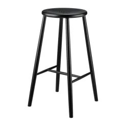 Taburete de bar J27B, Beech black painted*FDB Møbler Outlet