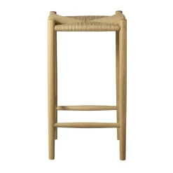 Taburete de bar J164C Counter Squared, Oak nature lacquered*FDB Møbler Outlet
