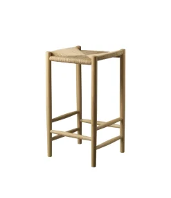Taburete de bar J164C Counter Squared, Oak nature lacquered*FDB Møbler Outlet