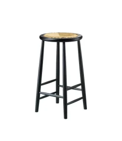 Taburete de bar J165C Counter Round, Oak black painted-nature*FDB Møbler Clearance