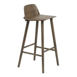 Taburete de bar Nerd 75 cm, Stained dark brown*Muuto Sale
