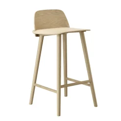 Taburete de bar Nerd 75 cm, roble*Muuto Outlet