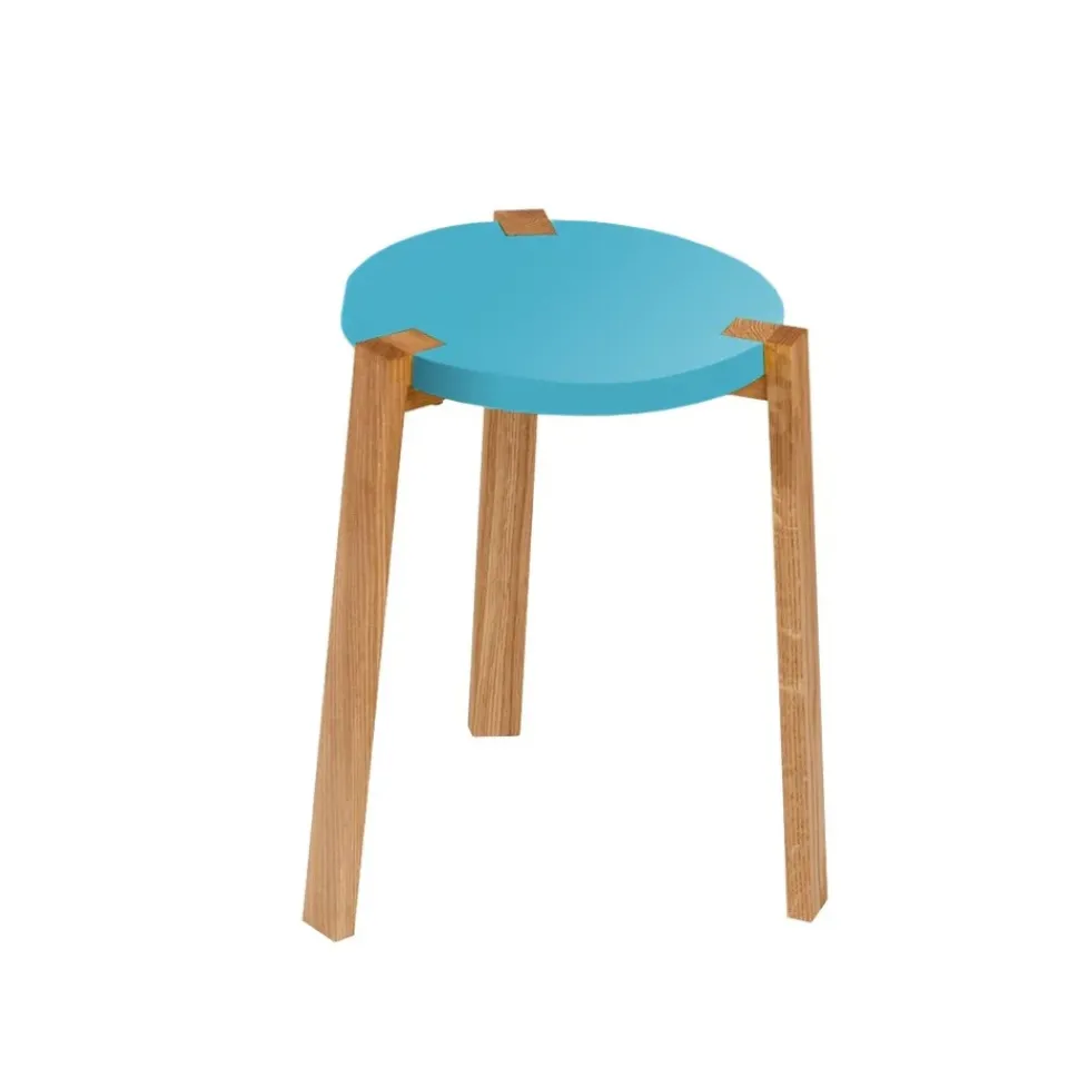 Taburete Happy, , patas de roble*A2 Best