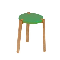 Taburete Happy, , patas de roble*A2