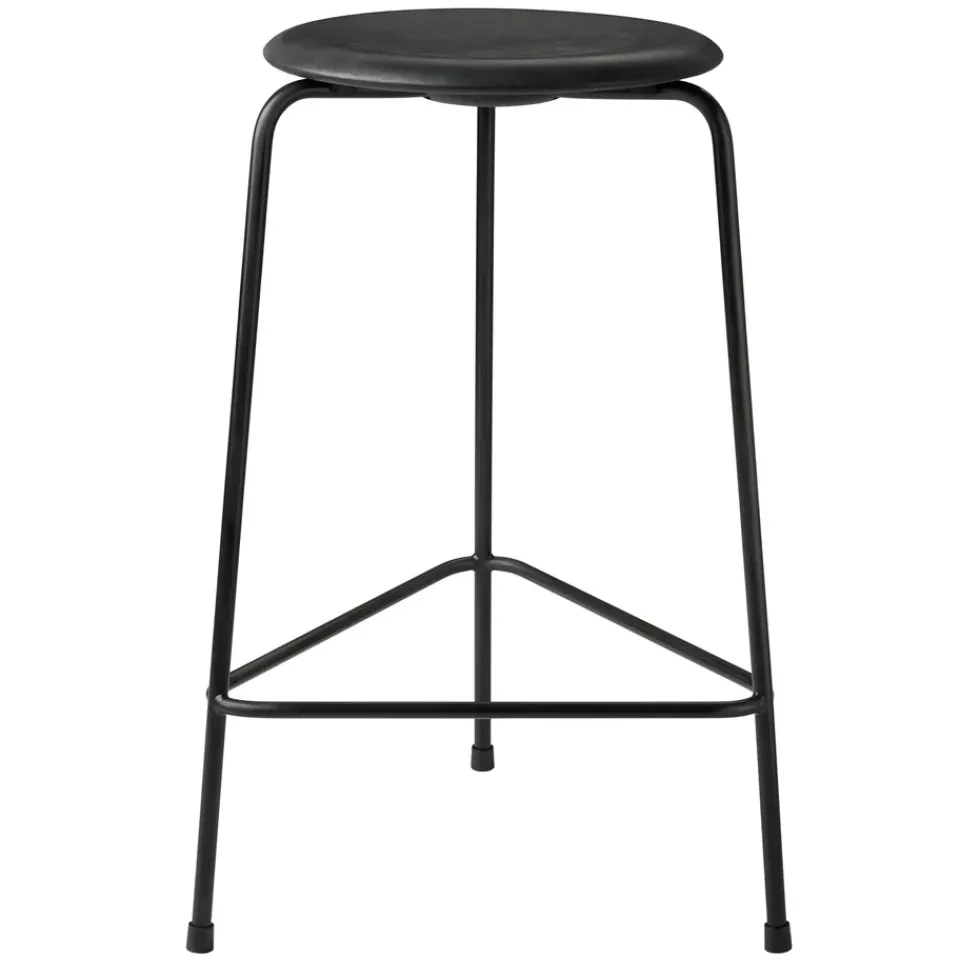 Taburete High Dot cuero, Cowboy black*Fritz Hansen Online